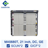 Huawei MA5680T ETSI OLT GE DC (21 polegadas) 16 slots equipados com 2 * SCUN 2 * GICF 2 * PRTE